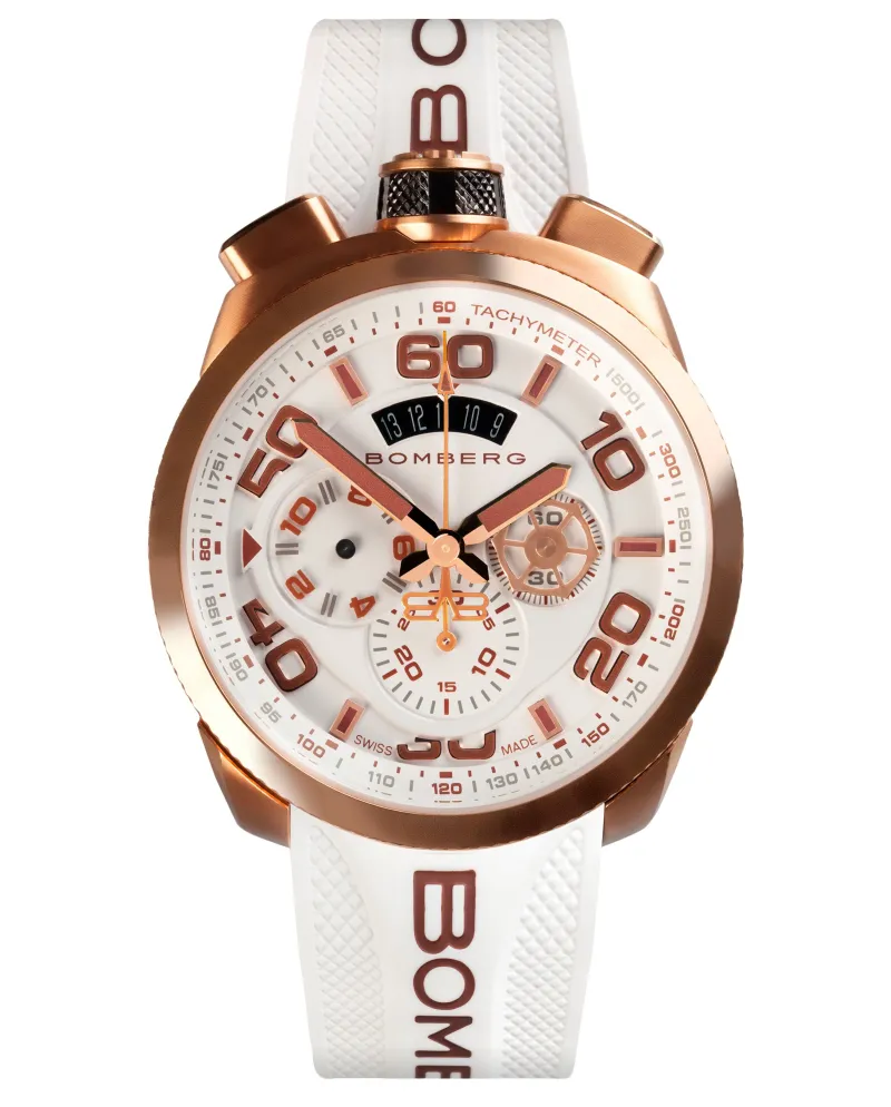 Bomberg Bolt 68 Cronografo Neon White orologio da polso uomo | Gioielleria  Casella | Cronografi