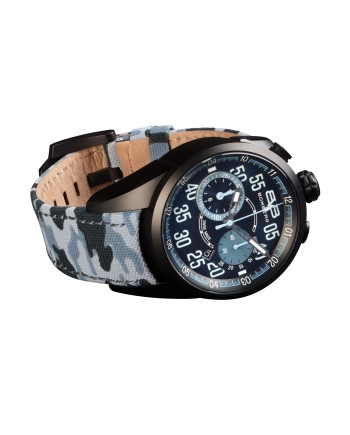 Bomberg 1968 blu gray camo Cronografo da polso uomo NS44CHPBA.0094.2