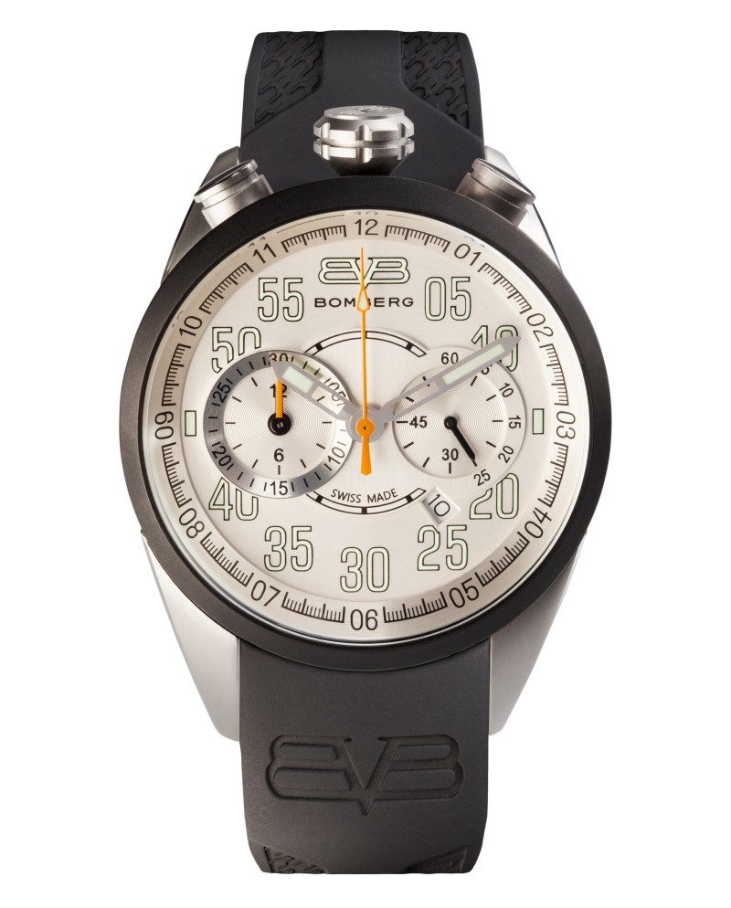 Bomberg 1968 PDV Black silver Cronografo da polso uomo NS44CHTT0080.2