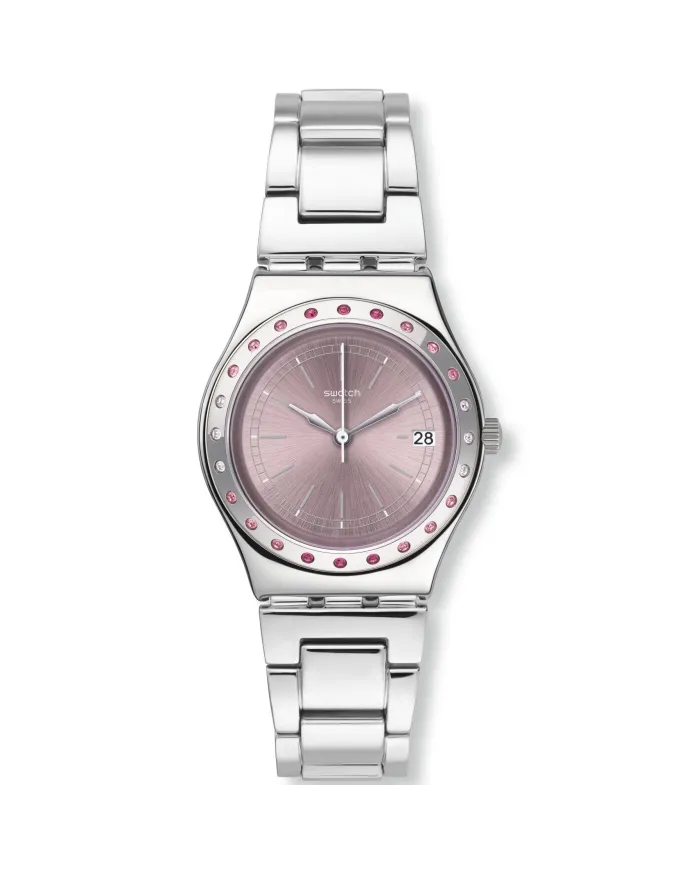 Montre Swatch rose autour
