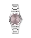 Montre Swatch rose autour