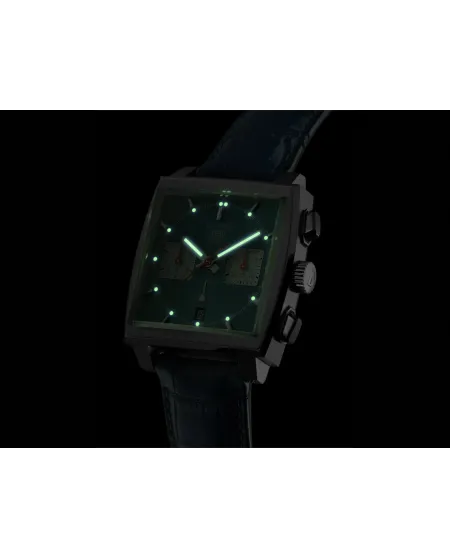 Cronografo Automatico Tag Heuer Monaco Blu Brillante