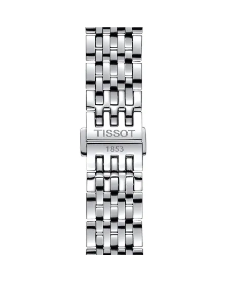 Orologio Tissot Le Locle Powermatic 80 con Quadrante Nero e Cinturino in Acciaio