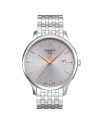 Orologio Tissot Tradition con Quadrante Argento e Cinturino in Acciaio