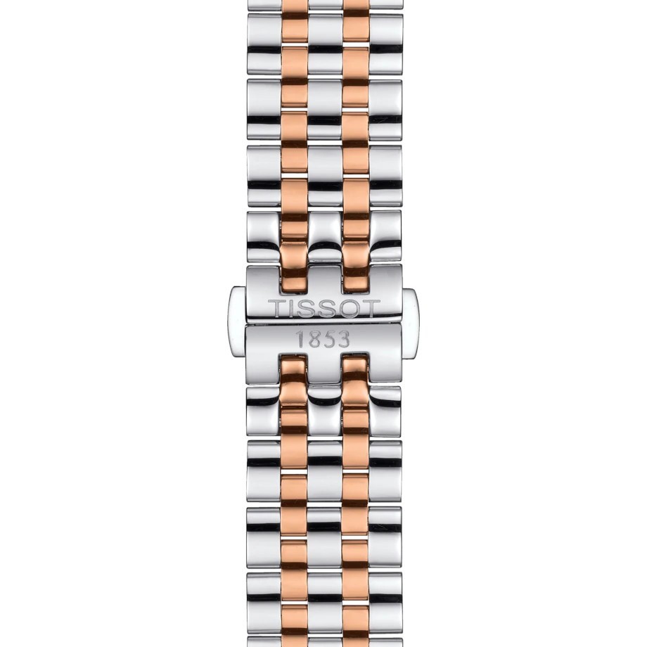 Tissot Quickster T0954173603700 – Orologio Cronografo Al Quarzo – Cassa Placcata Oro Rosa – Quadrante Argento – Cinturino In Pelle
