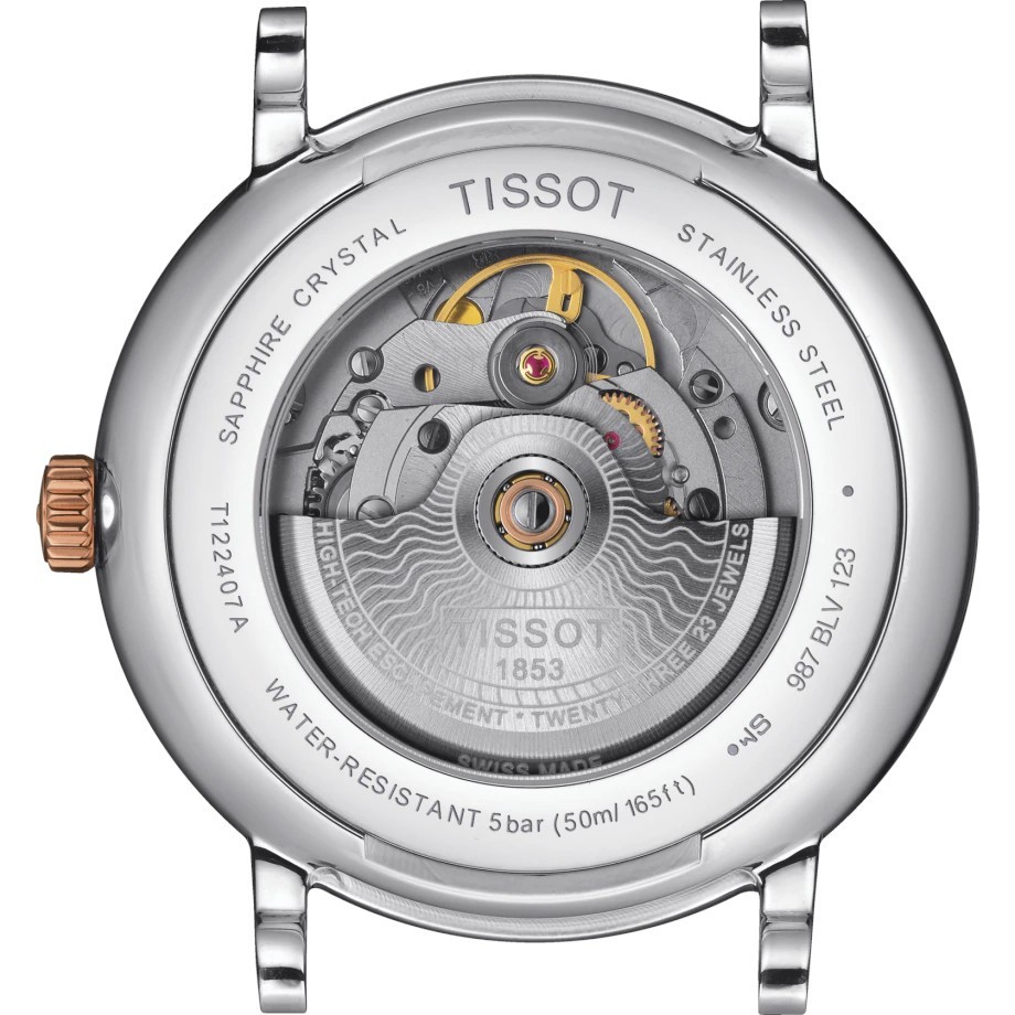Tissot Quickster T0954173603700 – Orologio Cronografo Al Quarzo – Cassa Placcata Oro Rosa – Quadrante Argento – Cinturino In Pelle