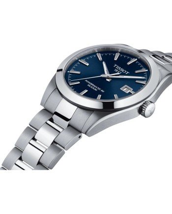Orologio Tissot Gentleman Powermatic 80 Silicium con Quadrante Blu e bracciale in Acciaio