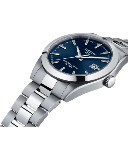 Orologio Tissot Gentleman Powermatic 80 Silicium con Quadrante Blu e bracciale in Acciaio
