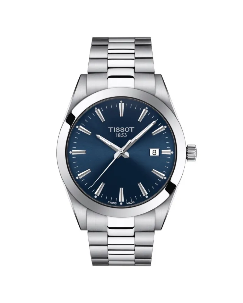 Orologio Tissot Gentleman al Quarzo con Quadrante Blu e Bracciale in Acciaio Orologio Tissot Gentleman al Quarzo con Quadrante Blu e Bracciale in Acciaio