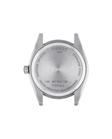 Orologio Tissot Gentleman al Quarzo con Quadrante Blu e Bracciale in Acciaio