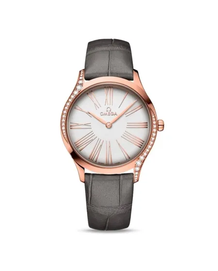 Orologio Omega De Ville Trésor con Cassa in Oro Sedna et diamants