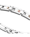 Bracciale da Uomo Zancan Hiteck in Acciaio con Viti Rosa