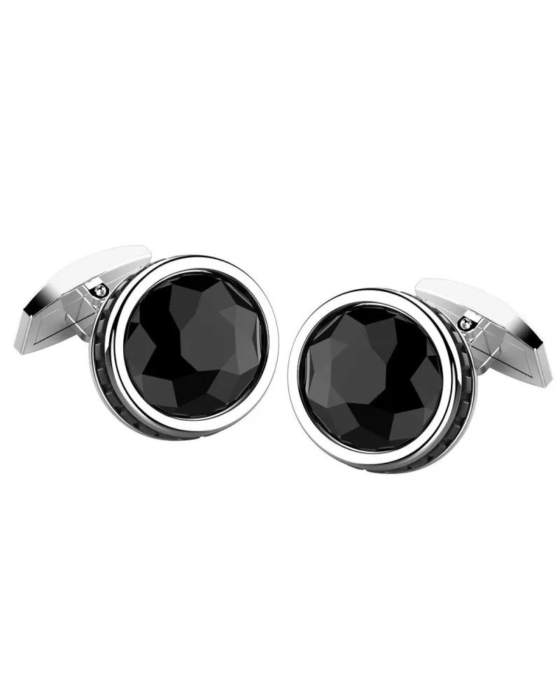 Gemelli Zancan Cosmostone in Argento con Onice Nera Gemelli Zancan Cosmostone in Argento con Onice Nera