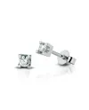 Orecchini a Lobo Coscia Le Lune Diamonds in Oro Bianco con Diamanti 0,08 ct