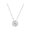 Collier Coscia Magic Le Lune Diamonds en or blanc avec pendentif et diamants de 0,18 ct
