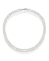 Collana Coscia Le Lune Classic con 2 Fili di Perle e Chiusura in Oro Bianco