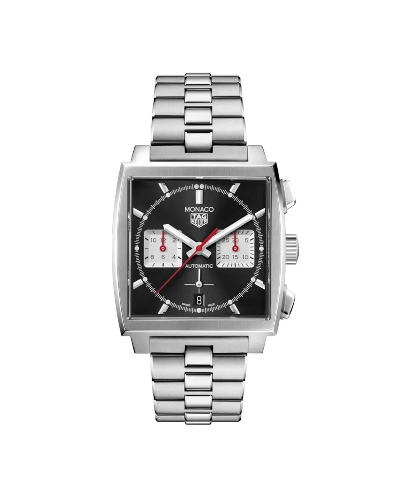 Cronografo Automatico Tag Heuer Monaco quadrante Nero | Gioielleria Casella  | Orologi automatici