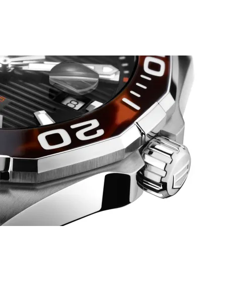 Orologio automatico Tag Heuer Aquaracer Calibre 5 quadrante nero