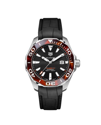 Orologio automatico Tag Heuer Aquaracer Calibre 5 quadrante nero
