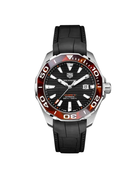 Tag Heuer Aquaracer Calibre 5 Automatic Watch Black Dial