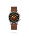Orologio The Longines Legend Diver Watch con Cinturino in Pelle Marrone