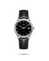 Orologio Longines Flagship con Quadrante Nero e Cinturino in Pelle
