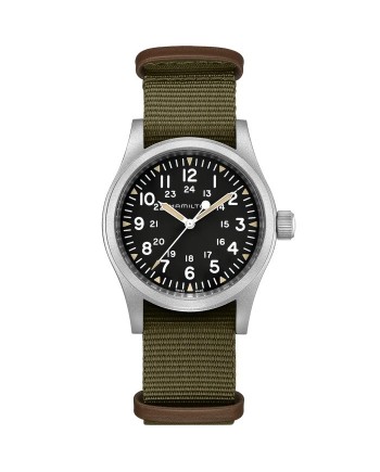 Orologio Hamilton Khaki Field Mechanical con Cinturino Nato in Tessuto e Pelle