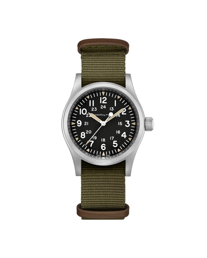 Orologio Hamilton Khaki Field Mechanical con Cinturino Nato in Tessuto e Pelle