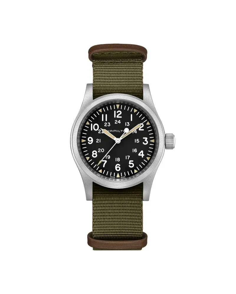 Orologio Hamilton Khaki Field Mechanical con Cinturino Nato in Tessuto e Pelle