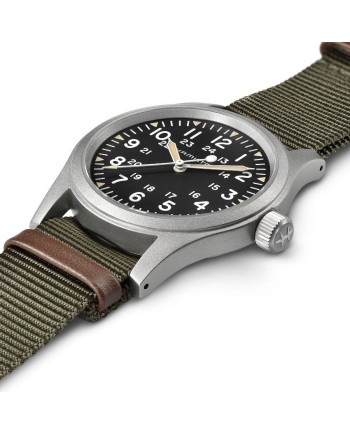 Orologio Hamilton Khaki Field Mechanical con Cinturino Nato in Tessuto e Pelle