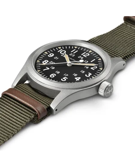 Orologio Hamilton Khaki Field Mechanical con Cinturino Nato in Tessuto e Pelle