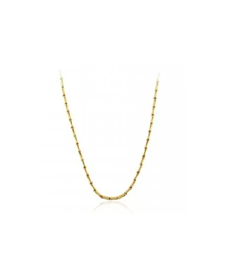 Collier ras-de-cou Chimento Tradition Gold Bamboo Classic en or jaune