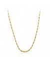 Collier ras-de-cou Chimento Tradition Gold Bamboo Classic en or jaune