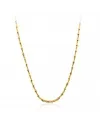 Collier ras-de-cou Chimento Tradition Gold Bamboo Classic en or jaune