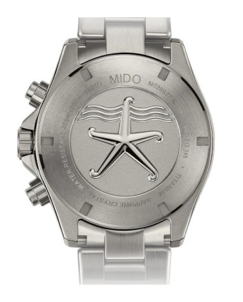 Cronografo Mido Ocean Star in Titanio con Quadrante Blu