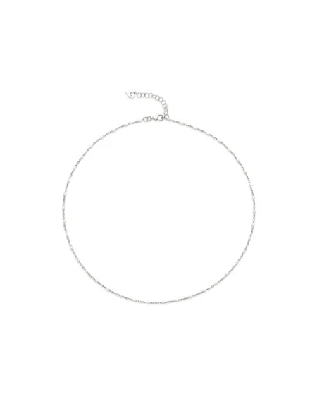 Collana Chantecler Capriness in Argento con Smalto Bianco e Galletto Piccolo