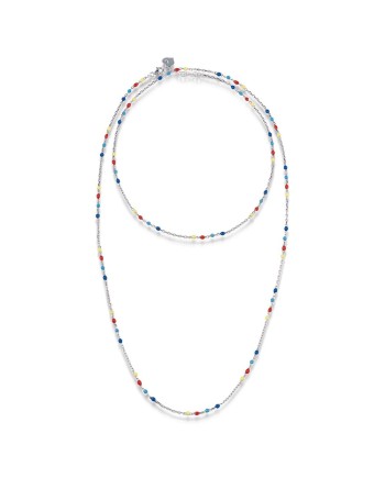 Collana Chantecler Capriness con in Argento con Smalto Colorato e Galletto Piccolo