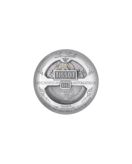 Orologio Tissot Le Locle Powermatic 80 con Quadrante Argento e Cinturino in Pelle
