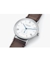 Orologio Nomos Glashütte Ludwig 38 con Cinturino Marrone