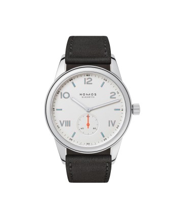Orologio Nomos Glashütte Club Campus 38 con Quadrante Bianco
