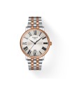 Orologio Tissot Carson Premium Pvd Oro Rosa con Quadrante Argento e Bracciale in Acciaio
