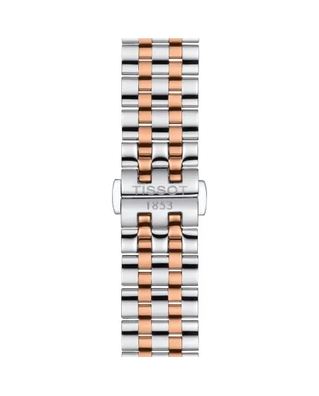 Orologio Tissot Carson Premium Pvd Oro Rosa con Quadrante Argento e Bracciale in Acciaio