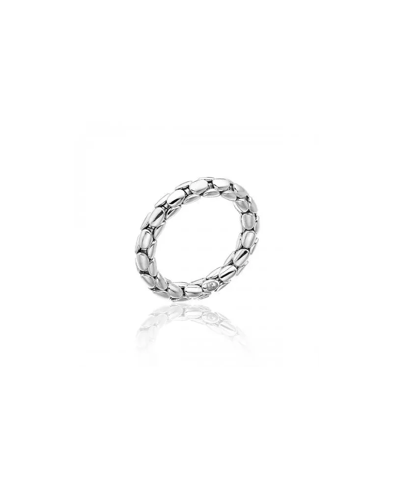 Anello Flessibile Chimento Stretch Spring in Oro Bianco