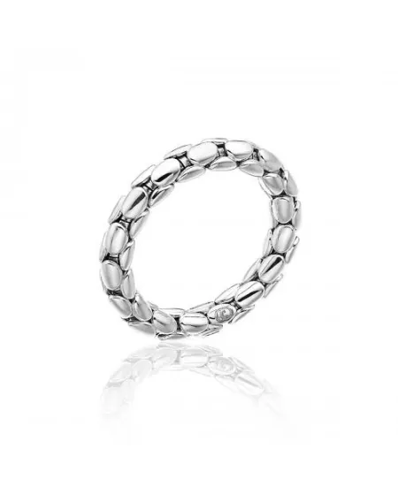 Bague extensible Chimento en or blanc