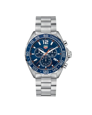 Cronografo Tag Heuer Formula 1 con Quadrante Blu e Bracciale in Acciaio