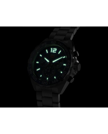 Cronografo Tag Heuer Formula 1 con Quadrante Blu e Bracciale in Acciaio