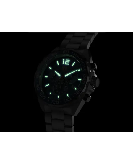Cronografo Tag Heuer Formula 1 con Quadrante Blu e Bracciale in Acciaio
