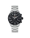 Cronografo Tag Heuer Formula 1 con Quadrante Nero e Bracciale in Acciaio