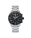 Cronografo Tag Heuer Formula 1 con Quadrante Nero e Bracciale in Acciaio
