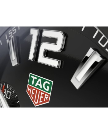 Cronografo Tag Heuer Formula 1 con Quadrante Nero e Bracciale in Acciaio